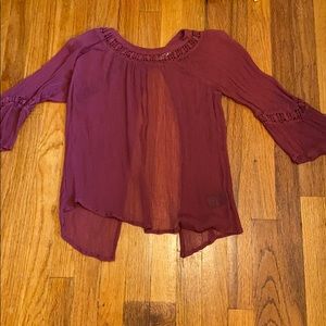 Kimchi Blue dressy top w/ open back